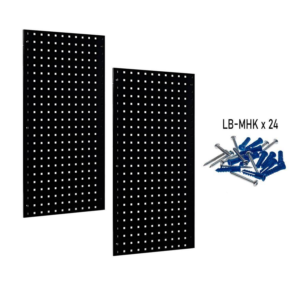 2 Panels Triton LB18-BK 18″ x 36″ Black Industrial Tool Board System