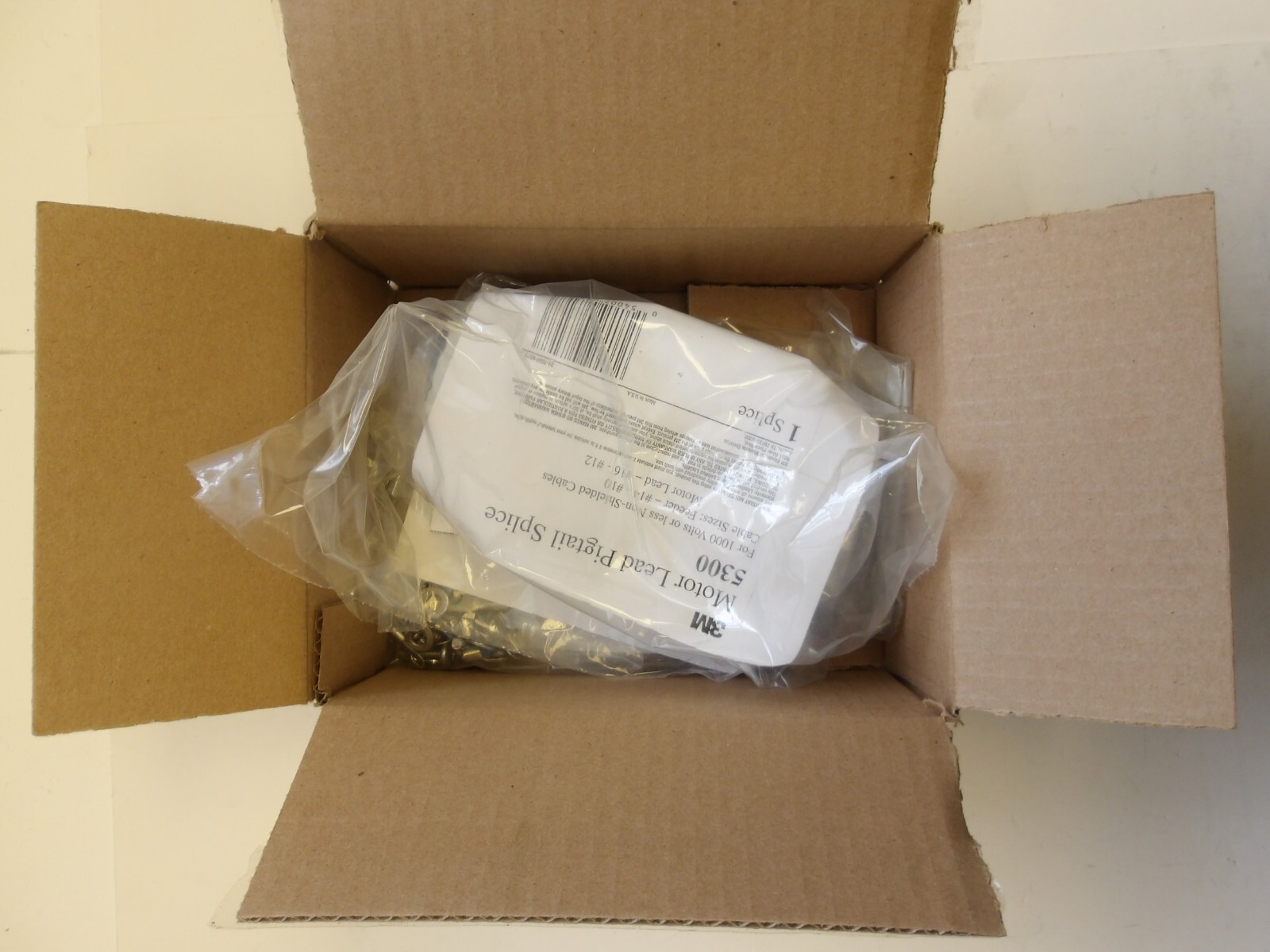 3M P/N: 5300-2M 600V MOTOR LEAD PIGTAIL SPLICE FOR #10-12 AWG FEEDER FLUOR-SASOL