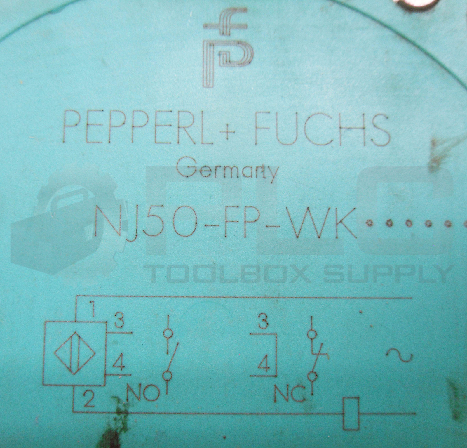 PEPPERL + FUCHS NJ50-FP-WK INDUCTIVE SENSOR 20-250V 45-65HZ 3.2A 19037
