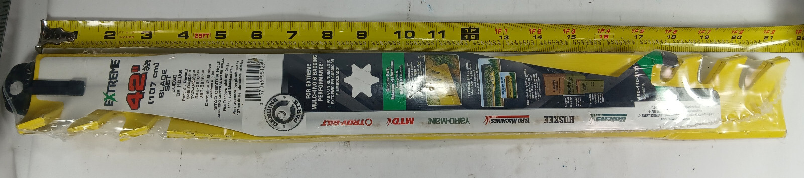 1 NEW EXTREME 490-110-0137 42″ MULCHING AND BAGGING BLADE SET NNB **MAKE OFFER**