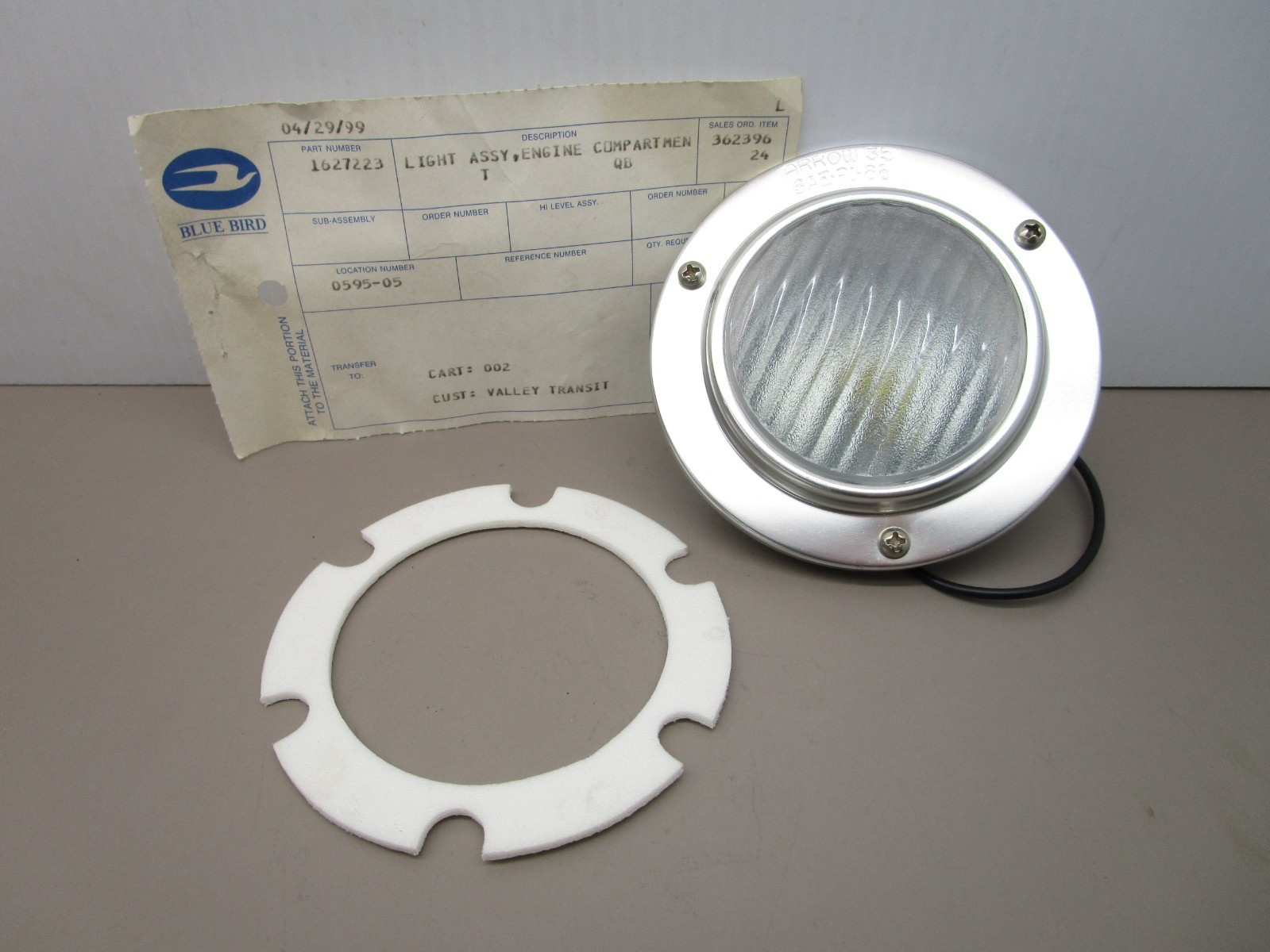 Bluebird 1627223 Lamp Assembly Engine Compartment Arrow 35