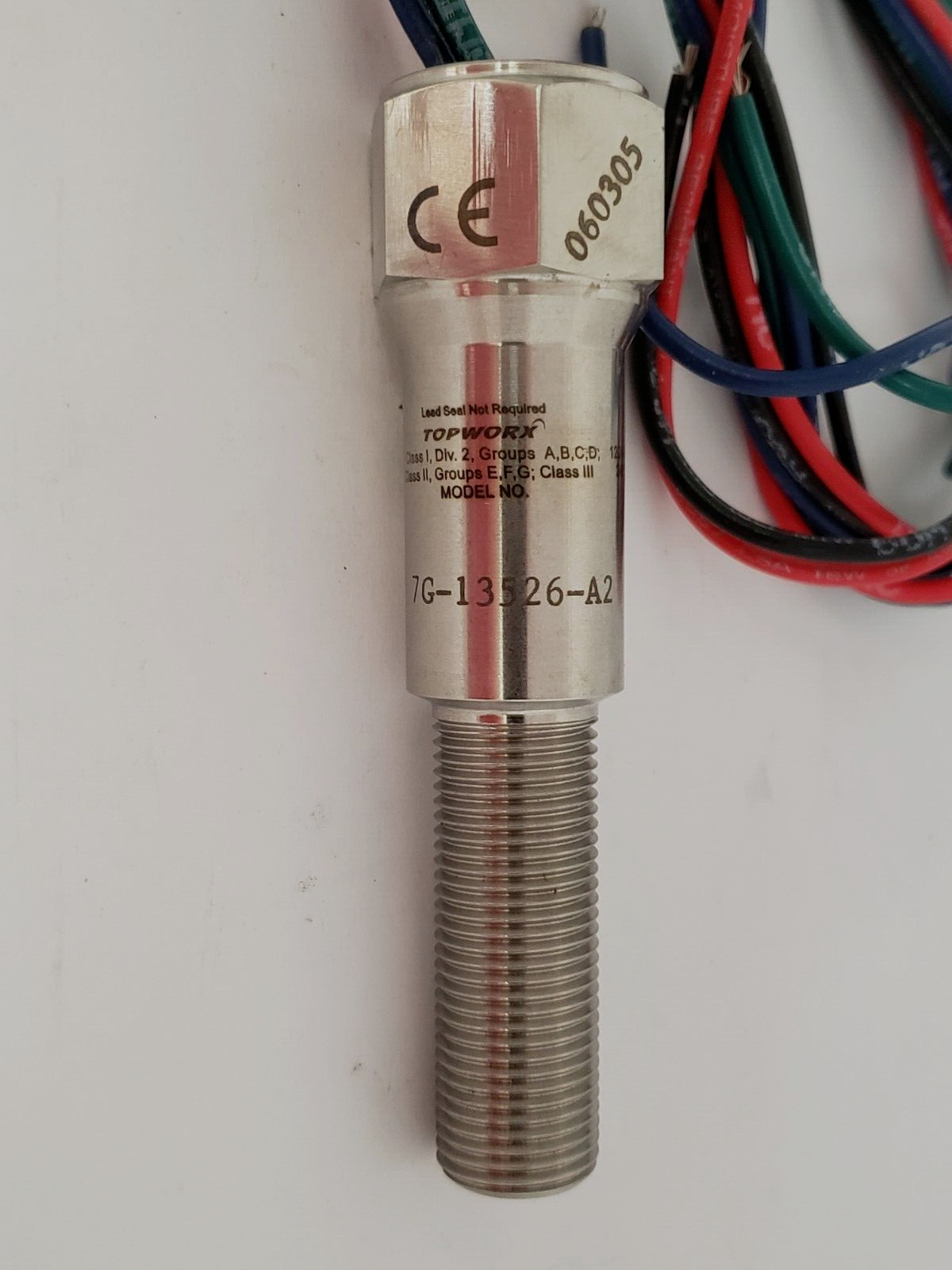 TOPWORX GO SWITCH 7G-13526-A2 LEVERLESS LIMIT SWITCH 120VAC 4A 24VDC 3A NIB
