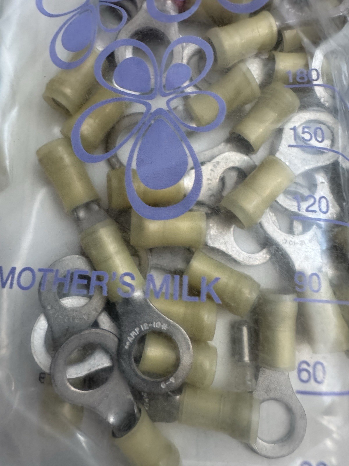 Red, Blue, Yellow Fork Terminal Vinyl Connector & Ring Terminal More Than 400New