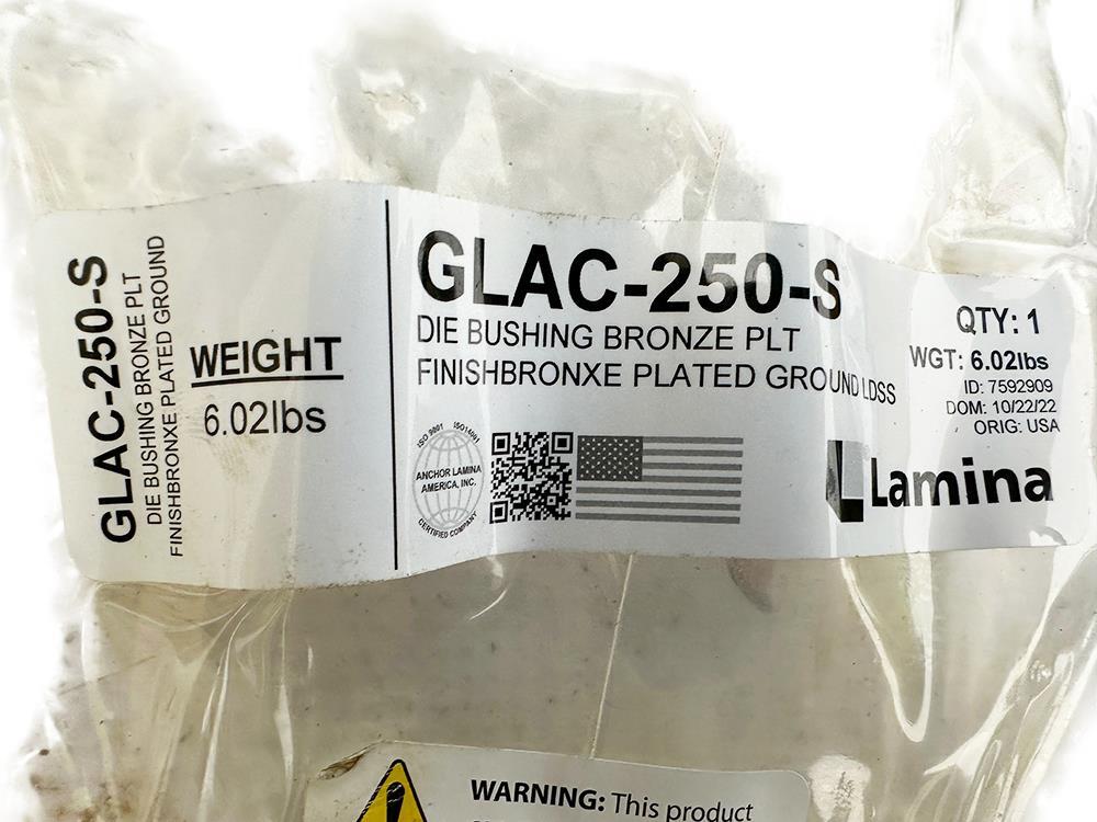 Lamina GLAC-250-S Long & Extra Long Shoulder Bushings NEW FREE FREE FAST SHIP