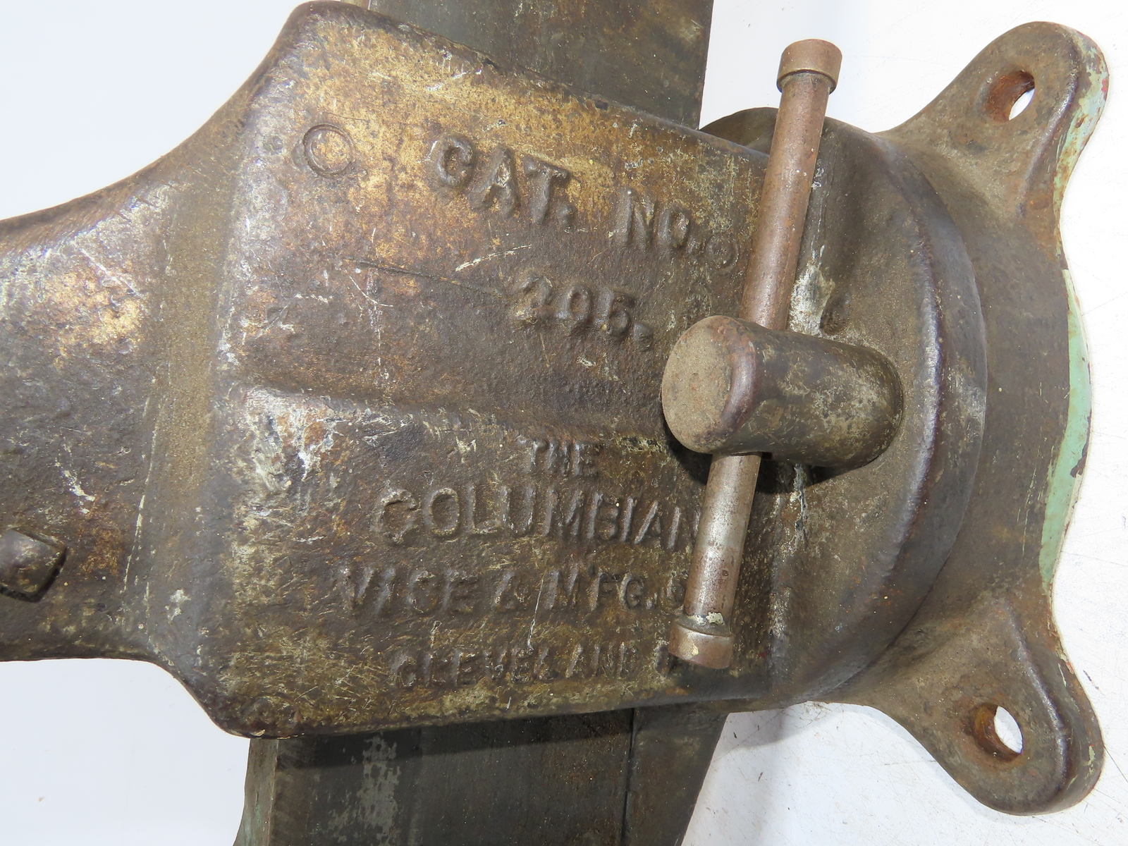 Columbian Vise & Mfg. Co. Cat No.205 Large 5″ Antique Bench Vise 88lbs