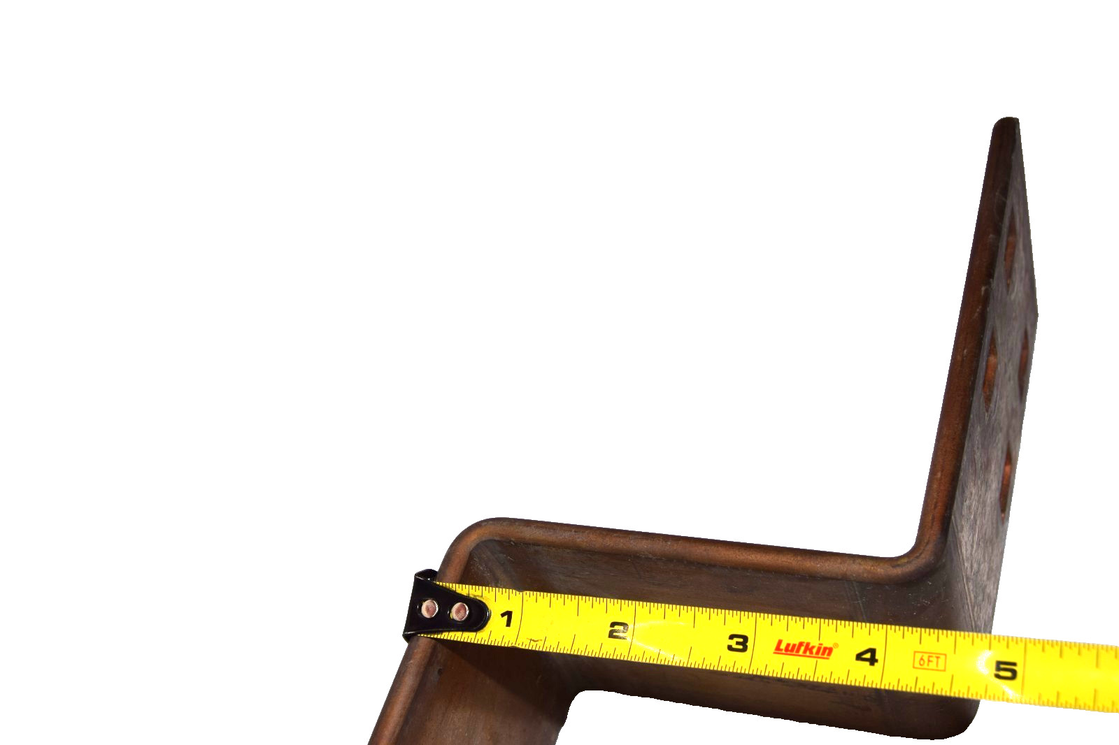 25″ x 3″ x 1/4″ (+4″ offset Step) Copper Flat BusBar bus bar buss bar Stock