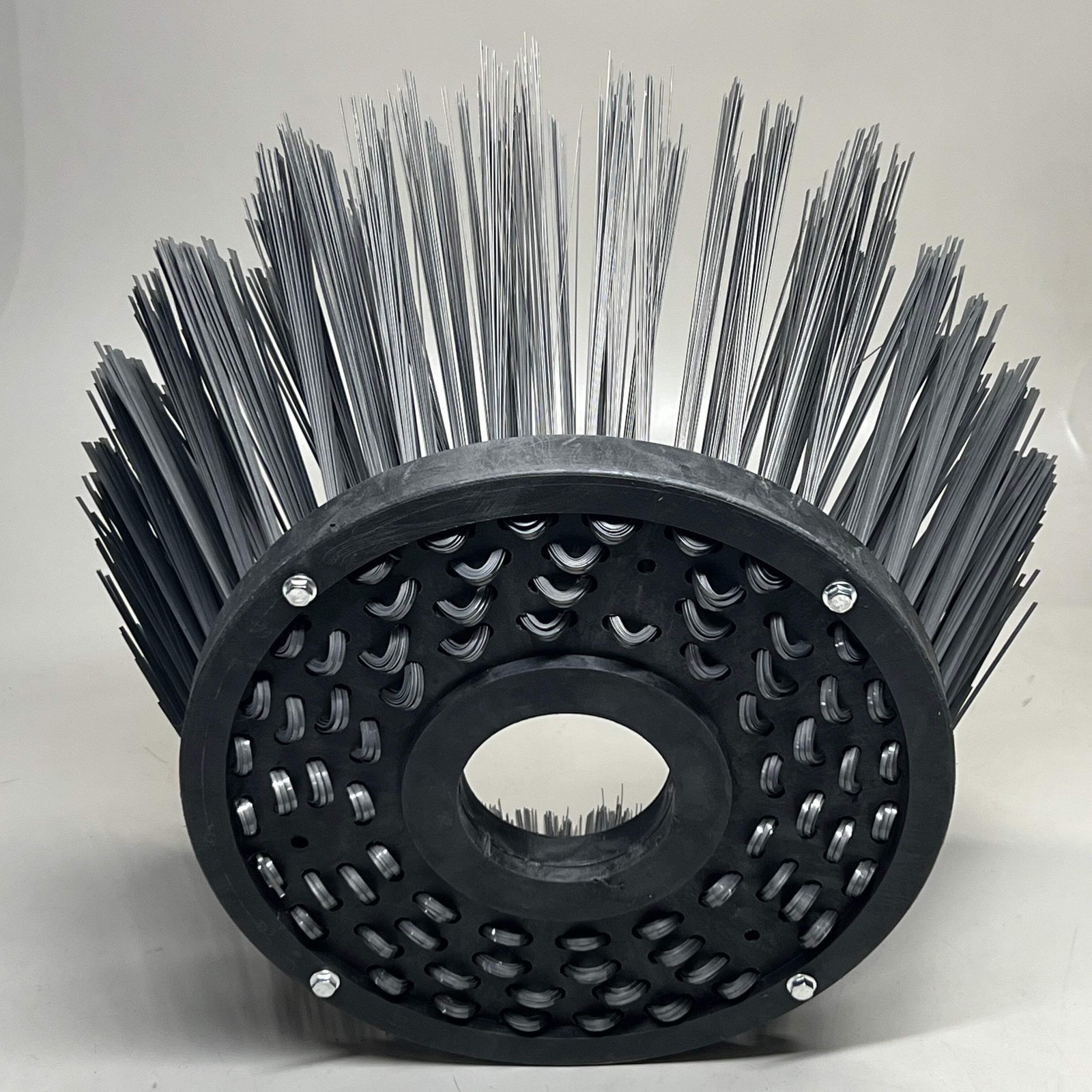 Street Sweeper Gutter Broom Sz 12″ H x 24″ D Black