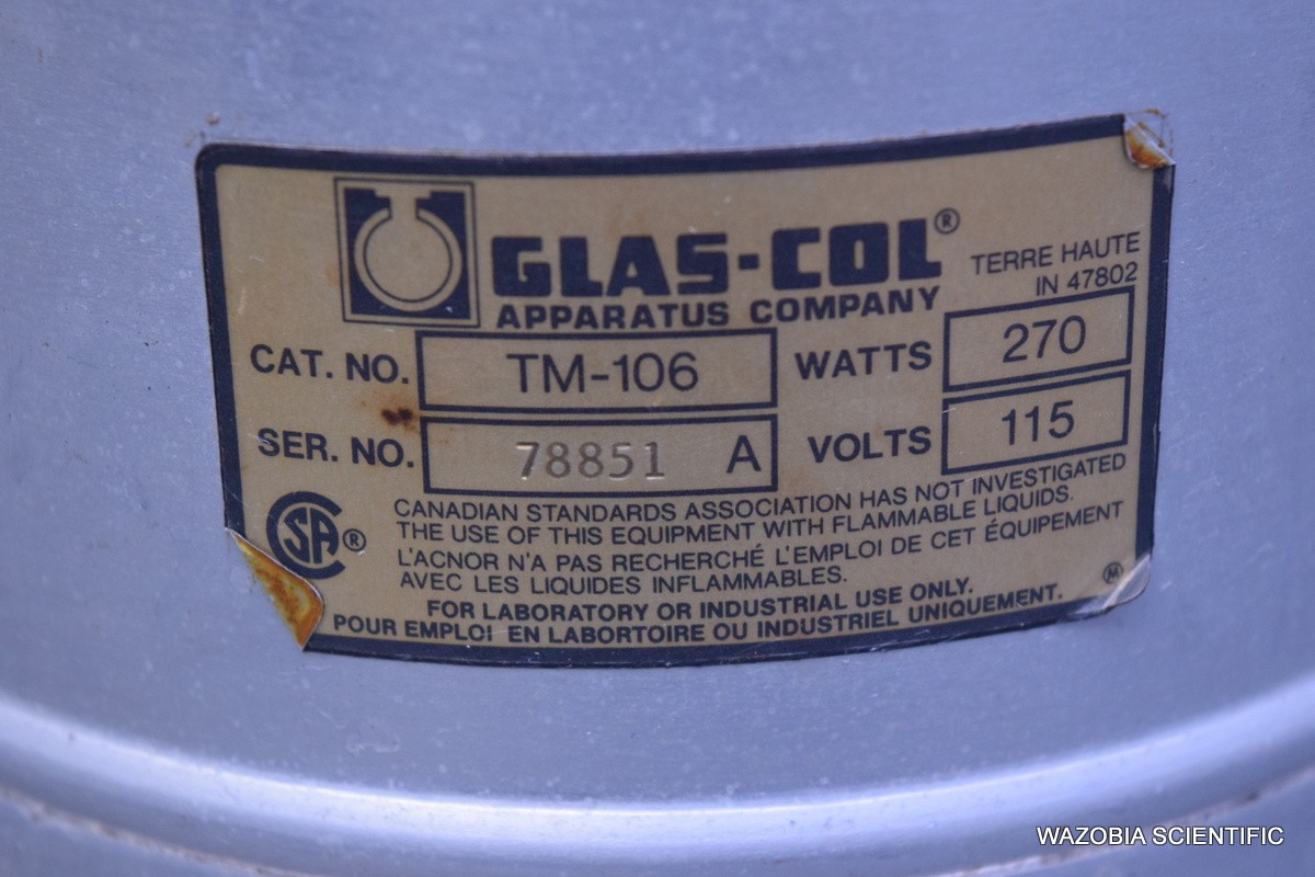 GLAS-COL TM-106 HEATING MANTLE 500ML WITH ALUMINUM HOUSING