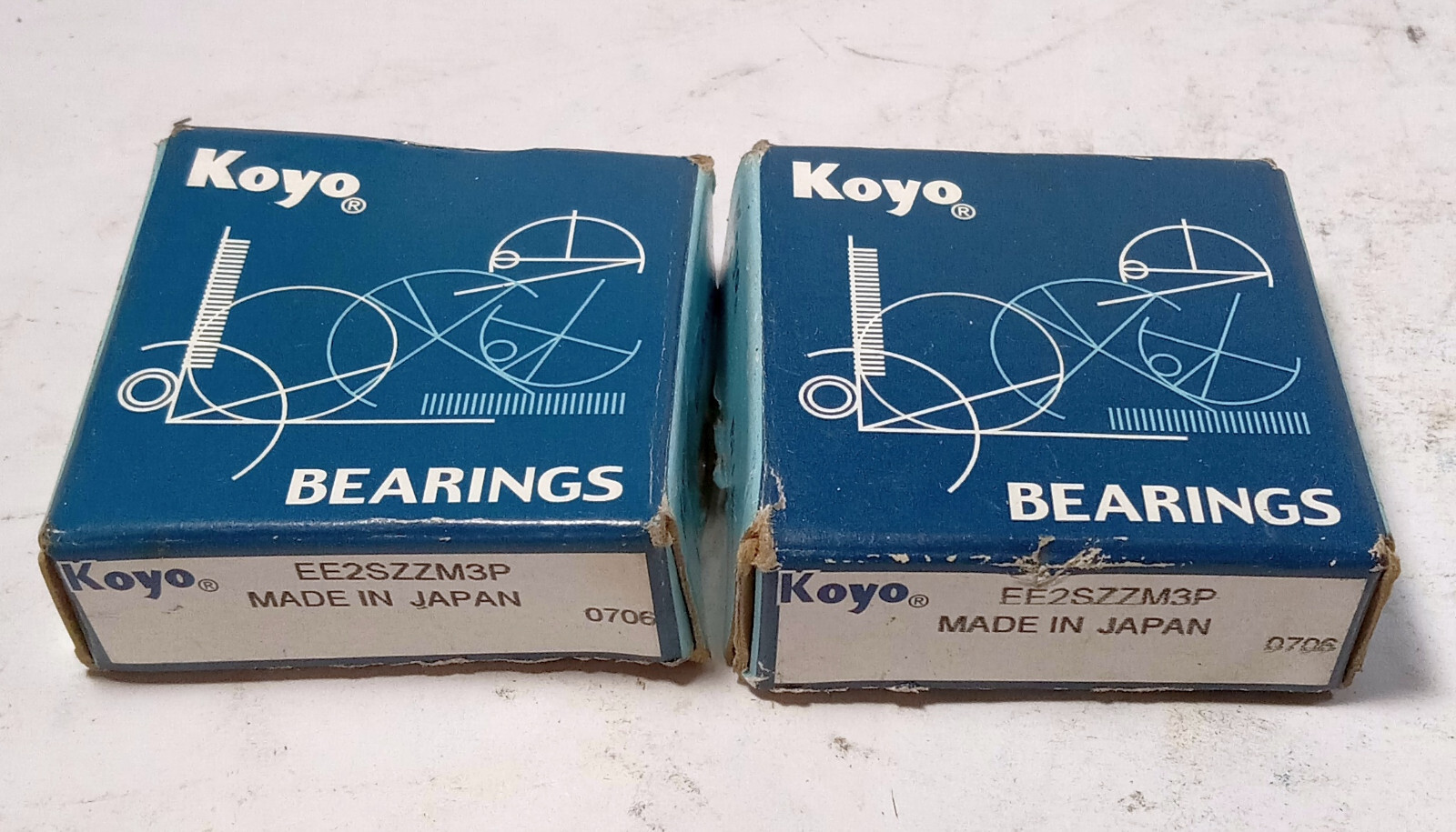 2 NEW KOYO EE2SZZM3P SINGLE ROW BALL BEARING NIB ***MAKE OFFER***