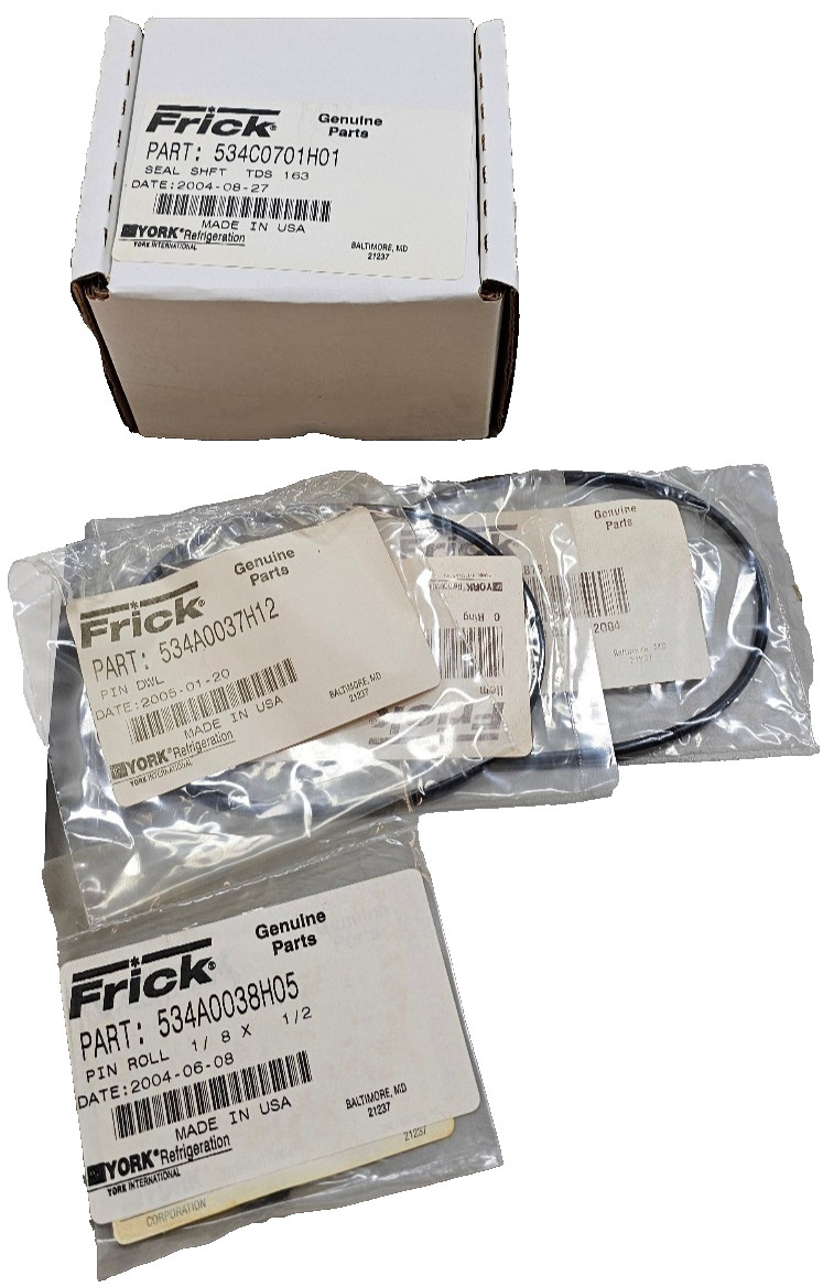 Frick 534M0163G01 RWB II Shaft Seal Replacement Kit 163/60-76 Rotary Screw Units