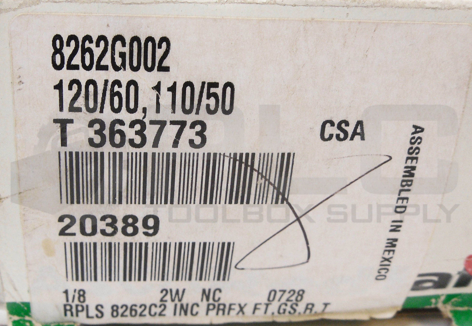 NEW ASCO RED HAT 8262G002 SOLENOID VALVE W/ MP-C-080 COIL 238210-032-D *READ*