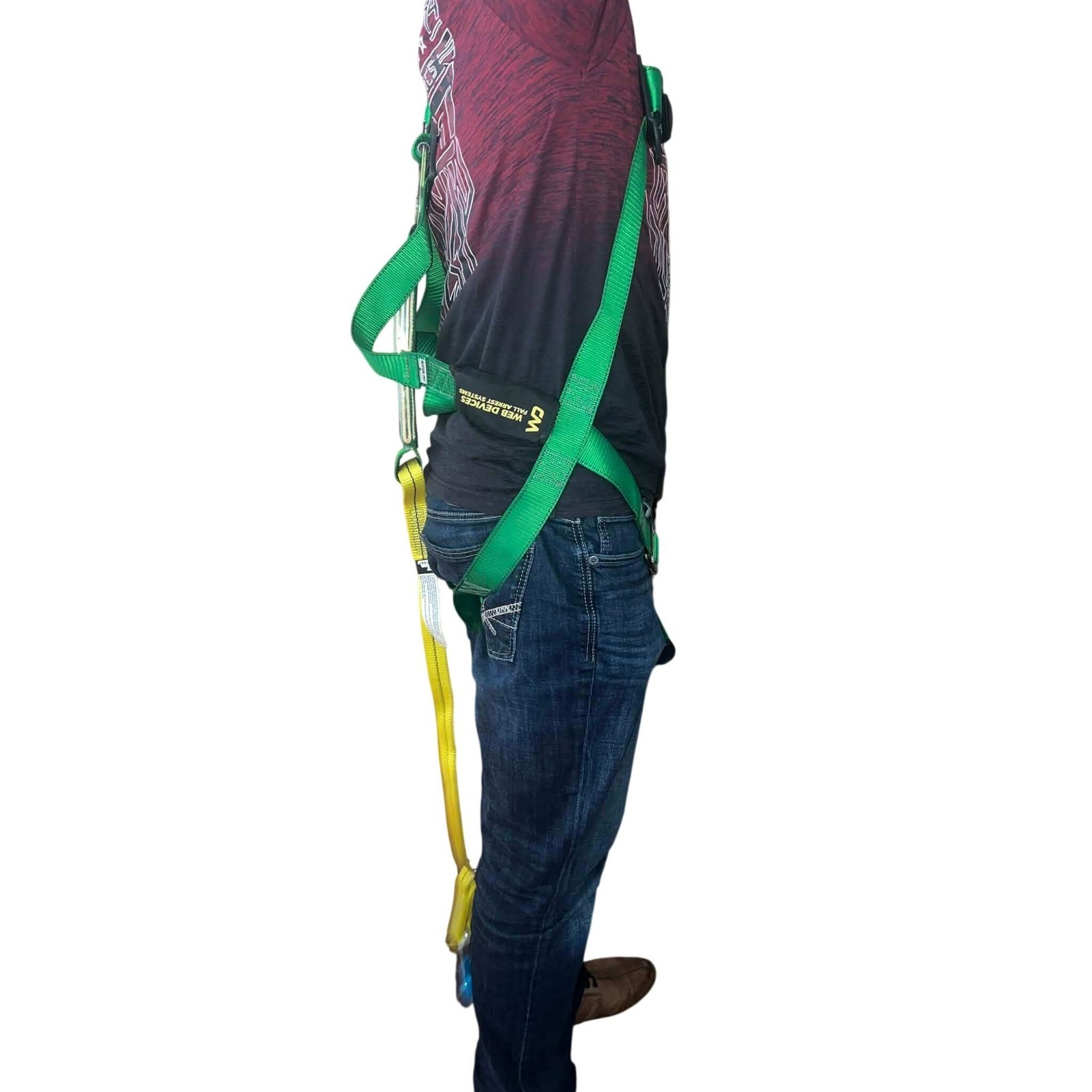 Web-Rite Full Body Safety Harness w/ Shock-Sorb Lanyard