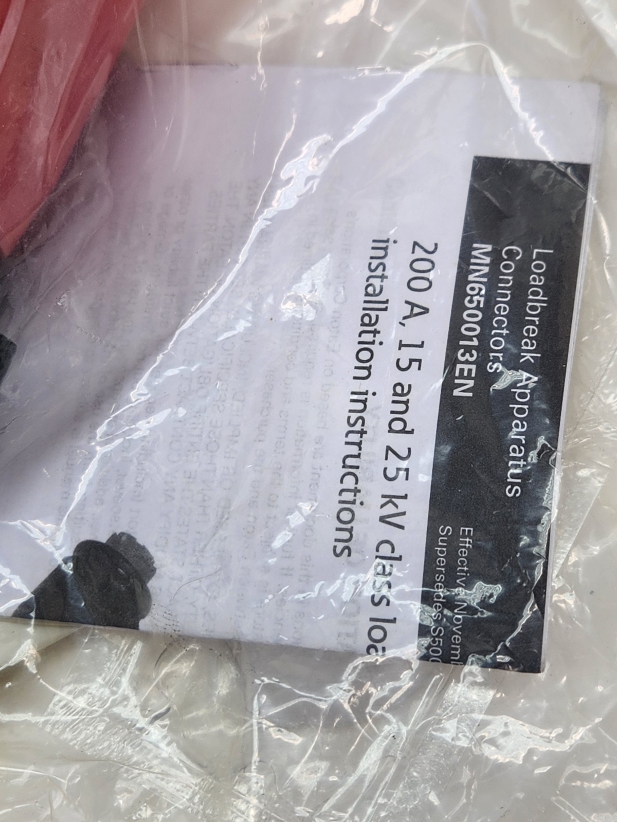 NEW IN PACK – Eaton # LBI215 Bushing Well Loadbreak Insert 8.3/14.4kV 200A