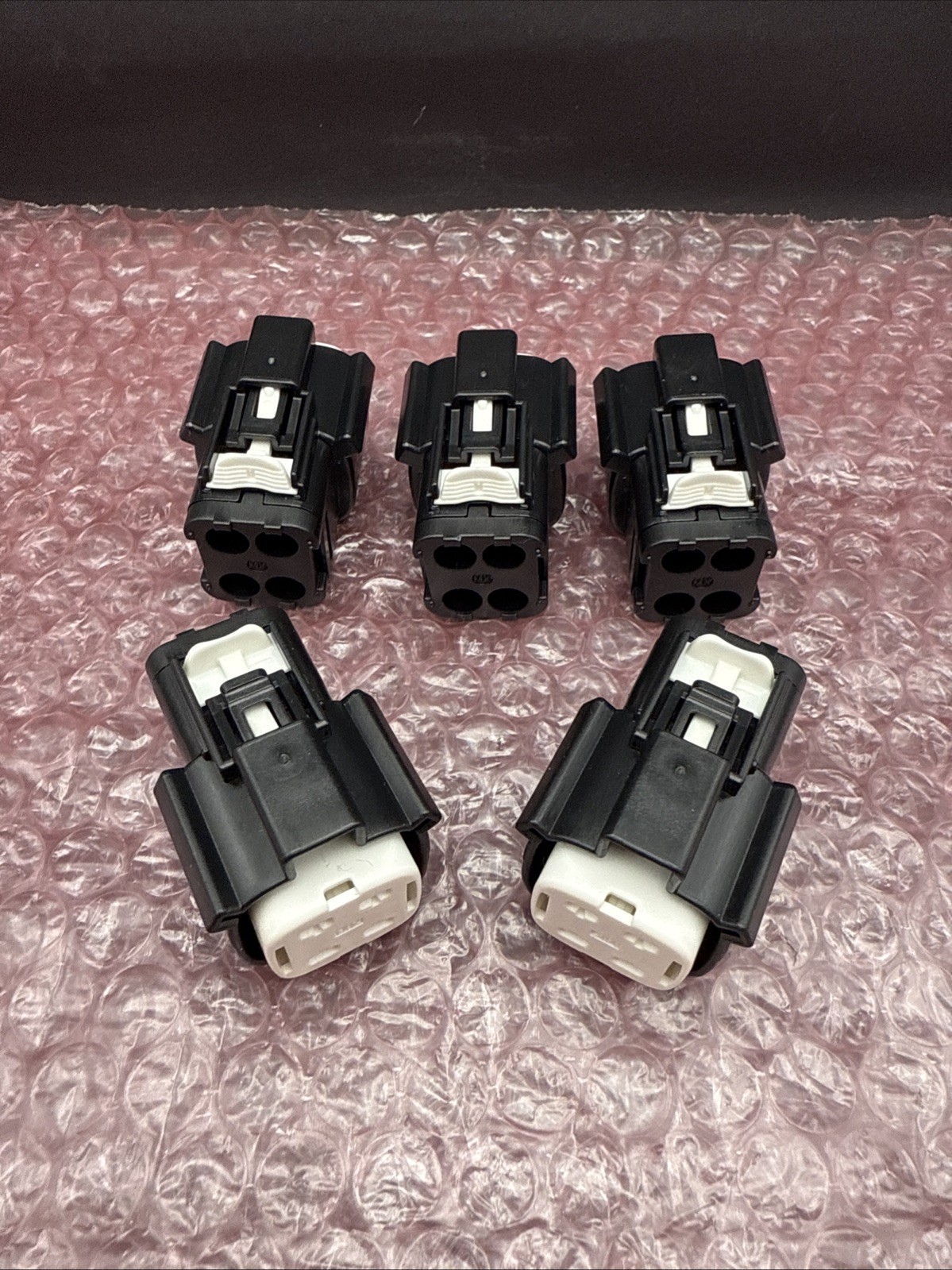 19432-0001 DC Connector, 4Ckt Female Recpt 10-12AWG Pack of 5 Molex NEW