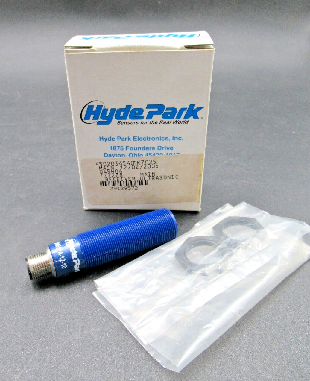 Telemecanique Hyde Park SM851A-12-10 Ultrasonic Sensor 12-24VDC, 50mA, 1105 NEW
