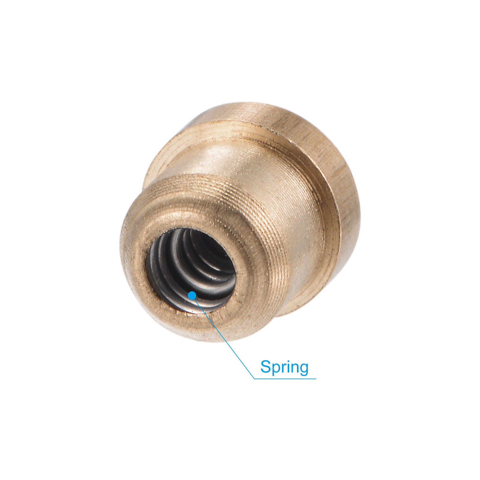 12Pcs Brass Push Button Flange Grease Oil Cup 5mm for Lubrication System