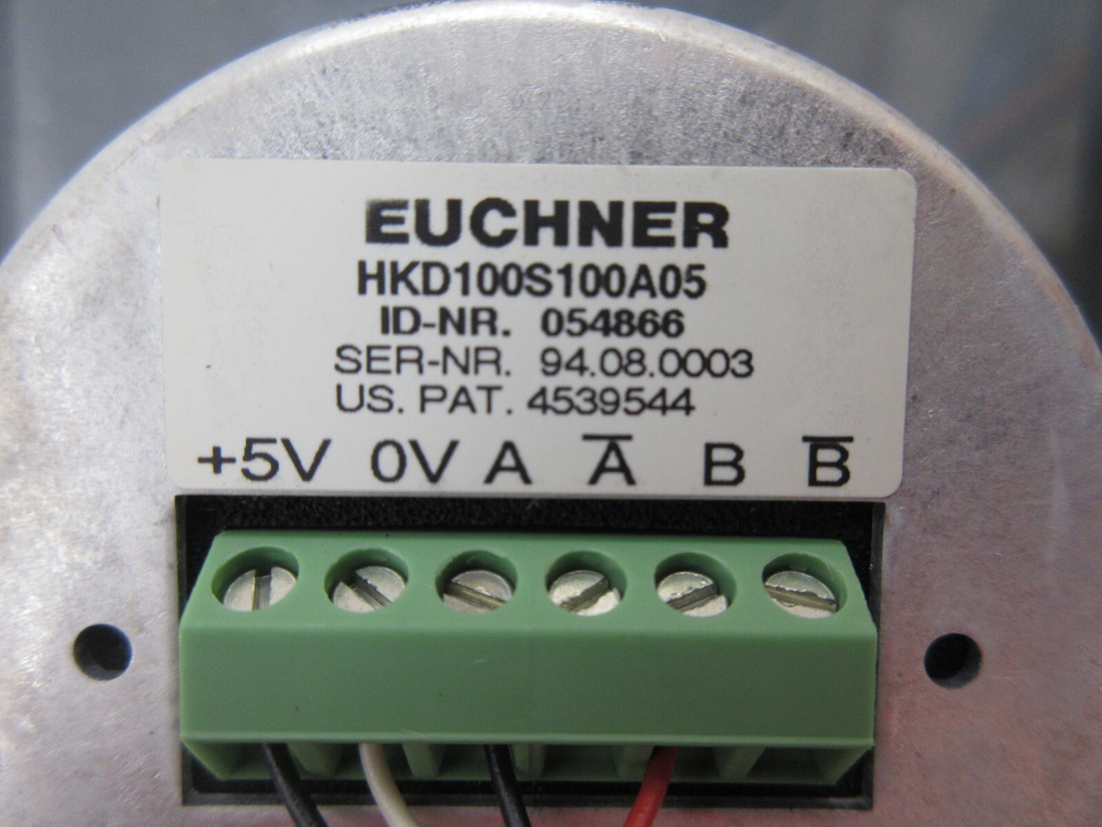 CINCINNATI ARROW 500 CNC MILL EUCHNER HKD100S100A05 ID NR 054866 PANEL EACH 1