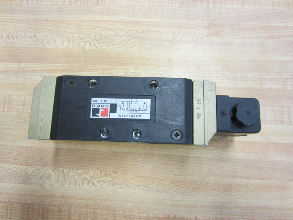 Ross W6577A3401 Pneumatic Valve W/O 1 Coil