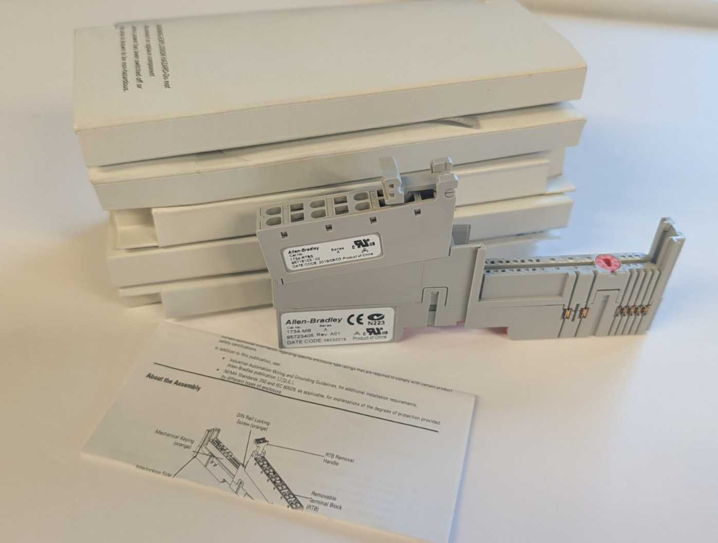 Allen Bradley 1734-TBS Point I/O Terminal Base ( LOT of 5 )