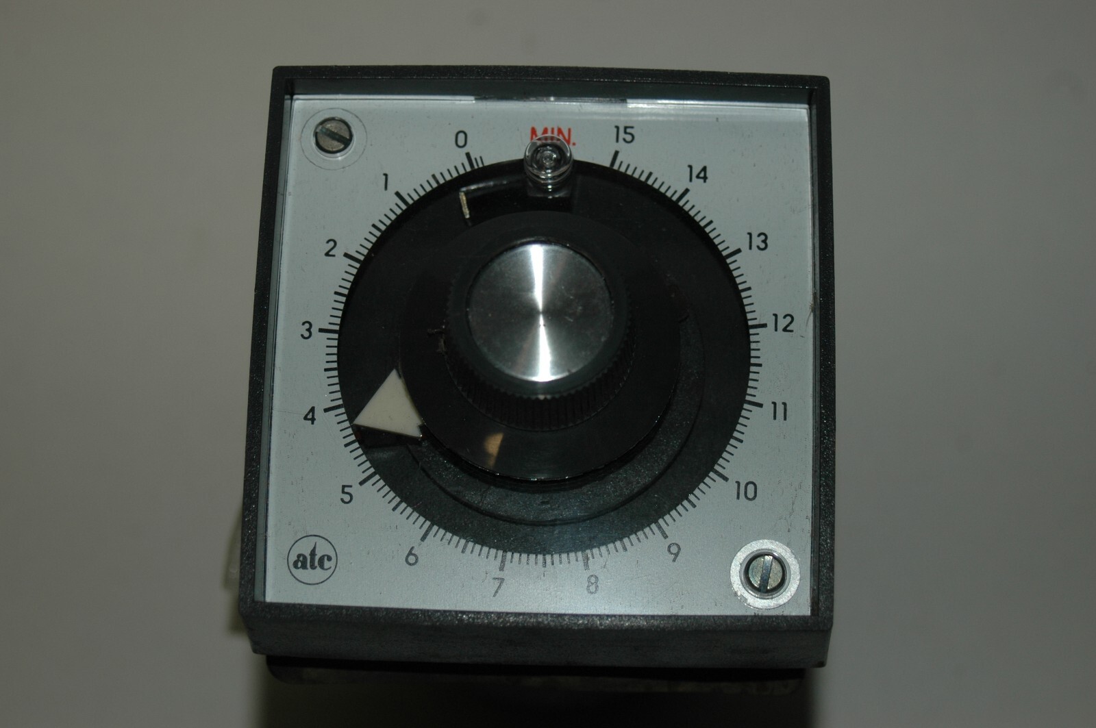TIMER, ATC, 0-15 MIN. RANGE, #305E015A1OPX, PLUG IN TYPE ORIG.VENDOR -SURPLUS-