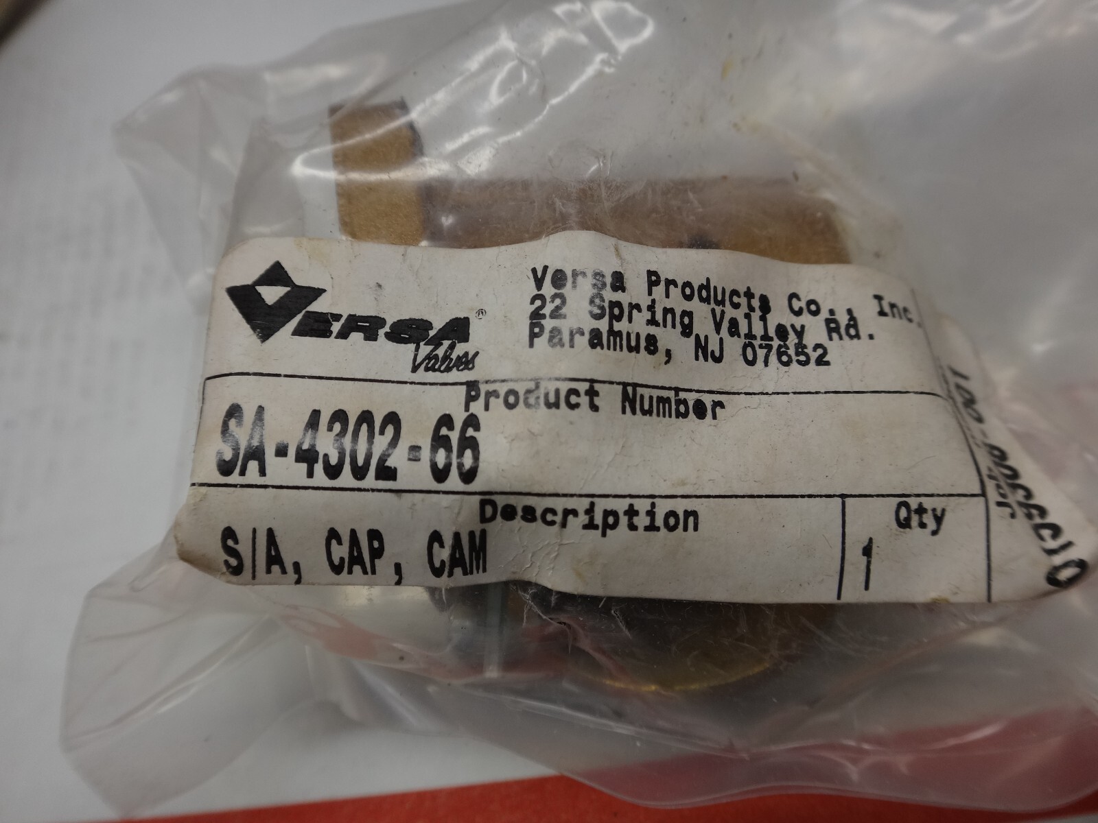 Versa SA-4302-66 Pneumatic Valve Cam Cap Assembly