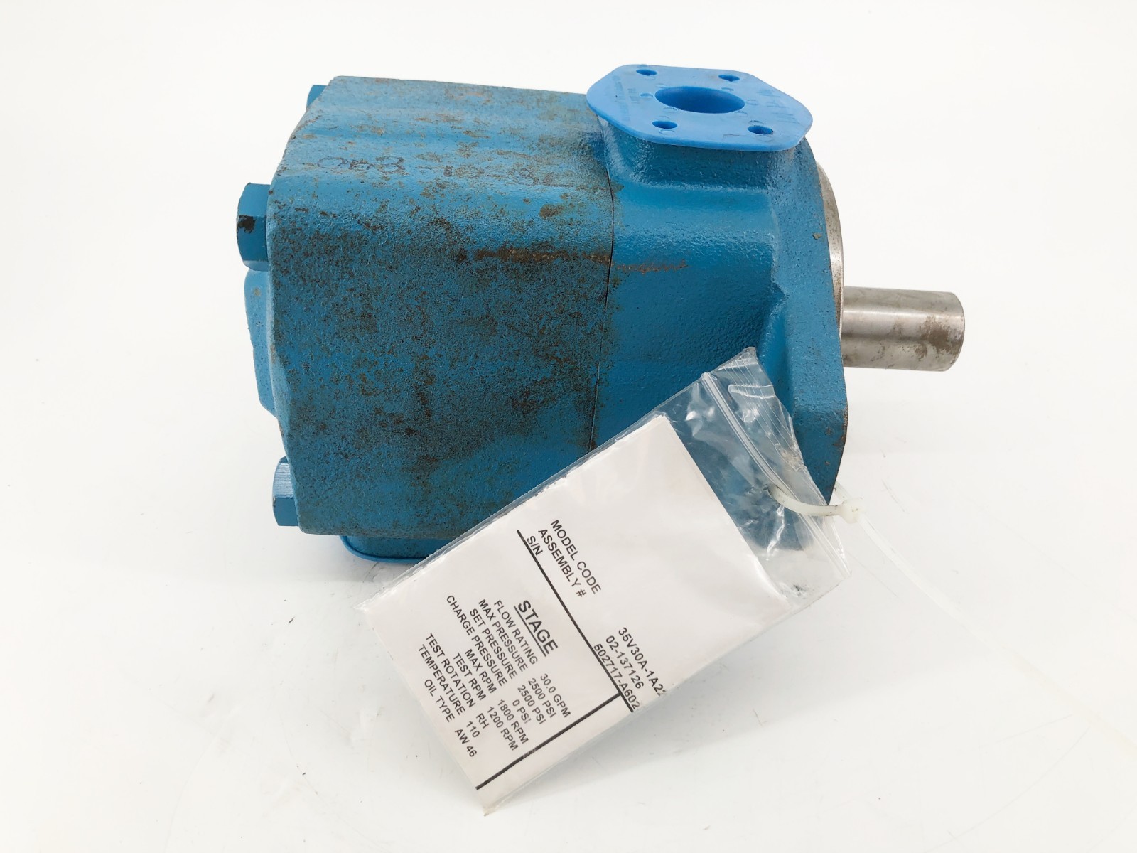 New Metaris 35V30A-1A22R Fixed Displacement Vane Pump 02-137126-1 – No Box