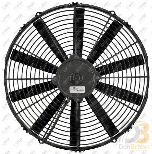 FAN ASSEMBLY 13inPUSHER STRAIGHT BLADE LOW PROFILE 12V 25-11138