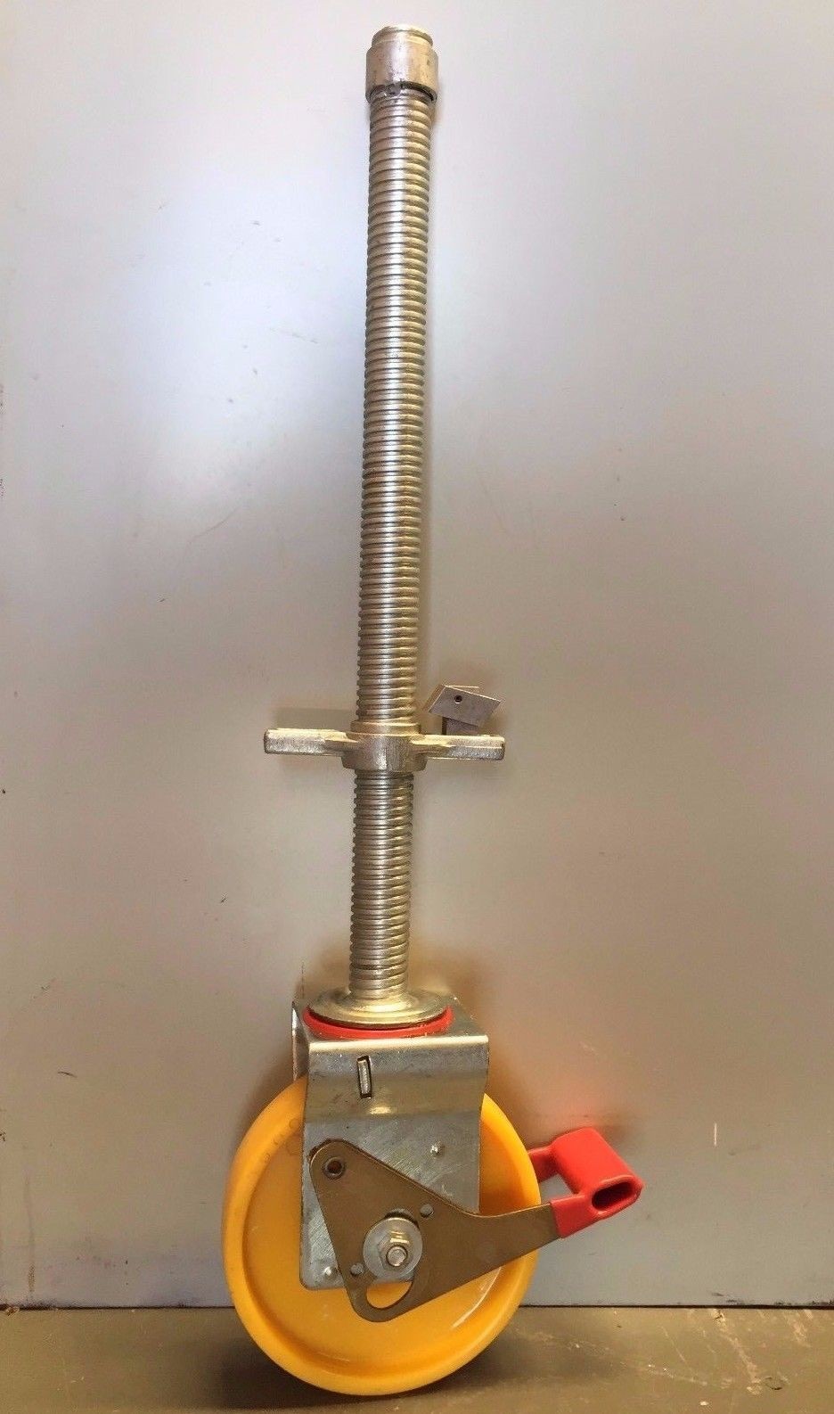 CUSTERS 750kg Mobile Scaffold Adjustable Caster Wheel 200mm x 50mm Fit tube 48mm