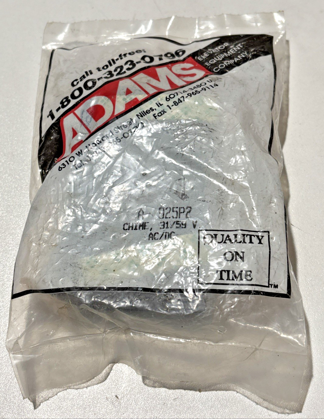 NEW ADAMS A-925P2 CHIME 31/59 V AC/DC