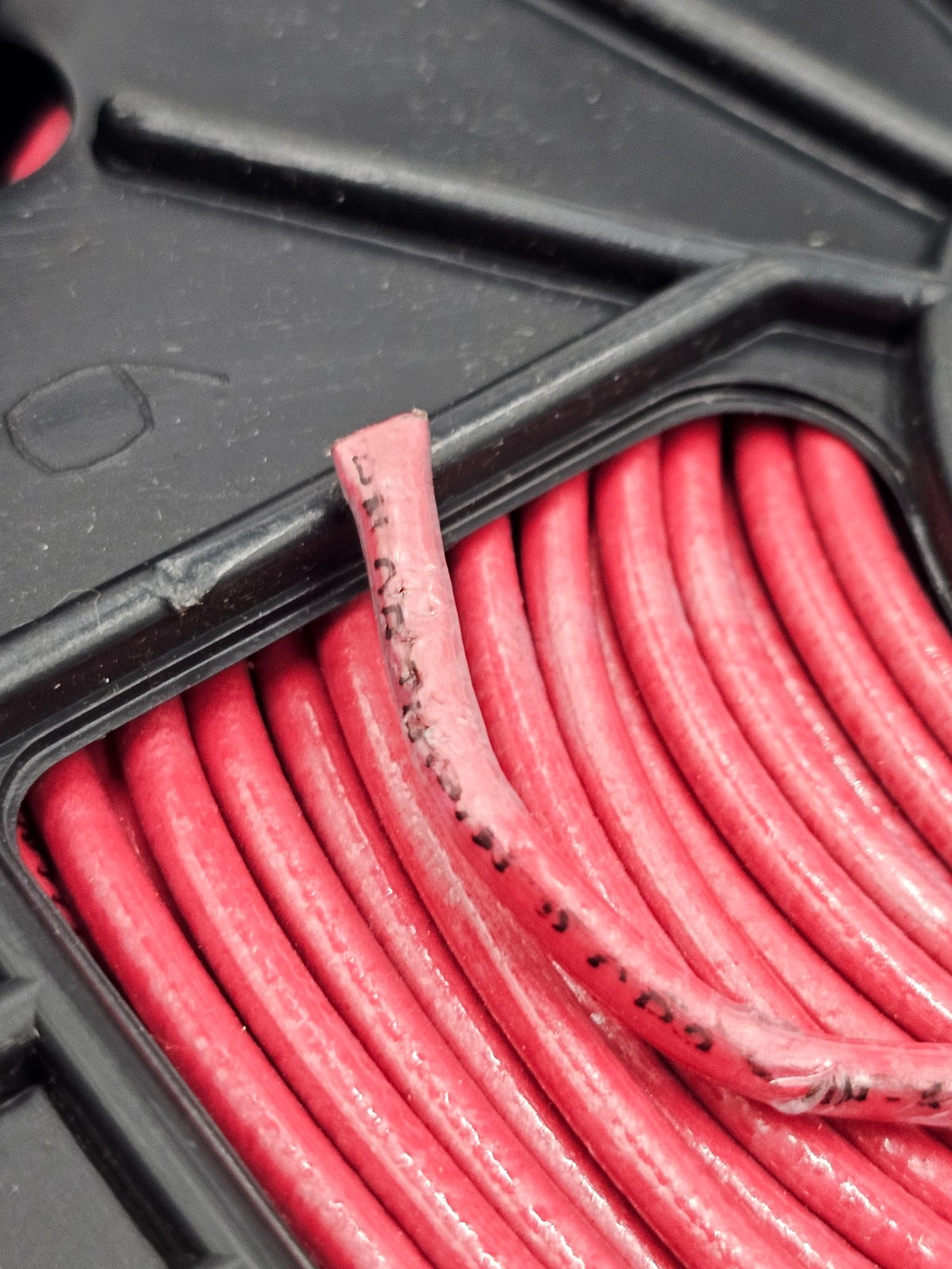 500FT Encore Wire Spool T-90 Nylon-TWN75 Red Wire 500′
