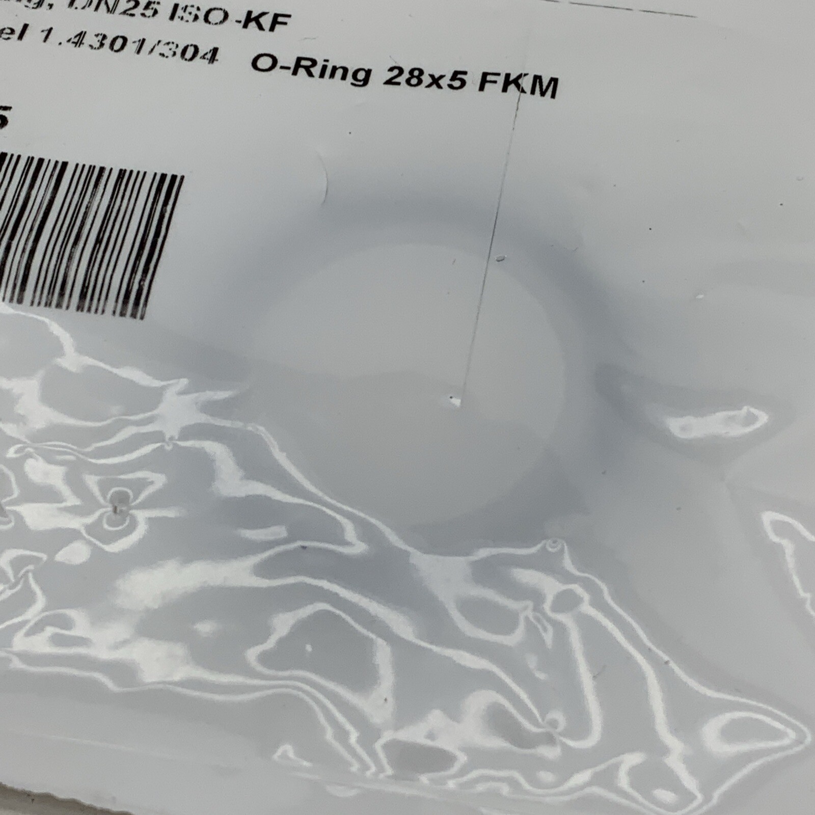 Pfeiffer Vacuum 122ZRG025 Stainless Steel Centering Ring DN25 ISO KF