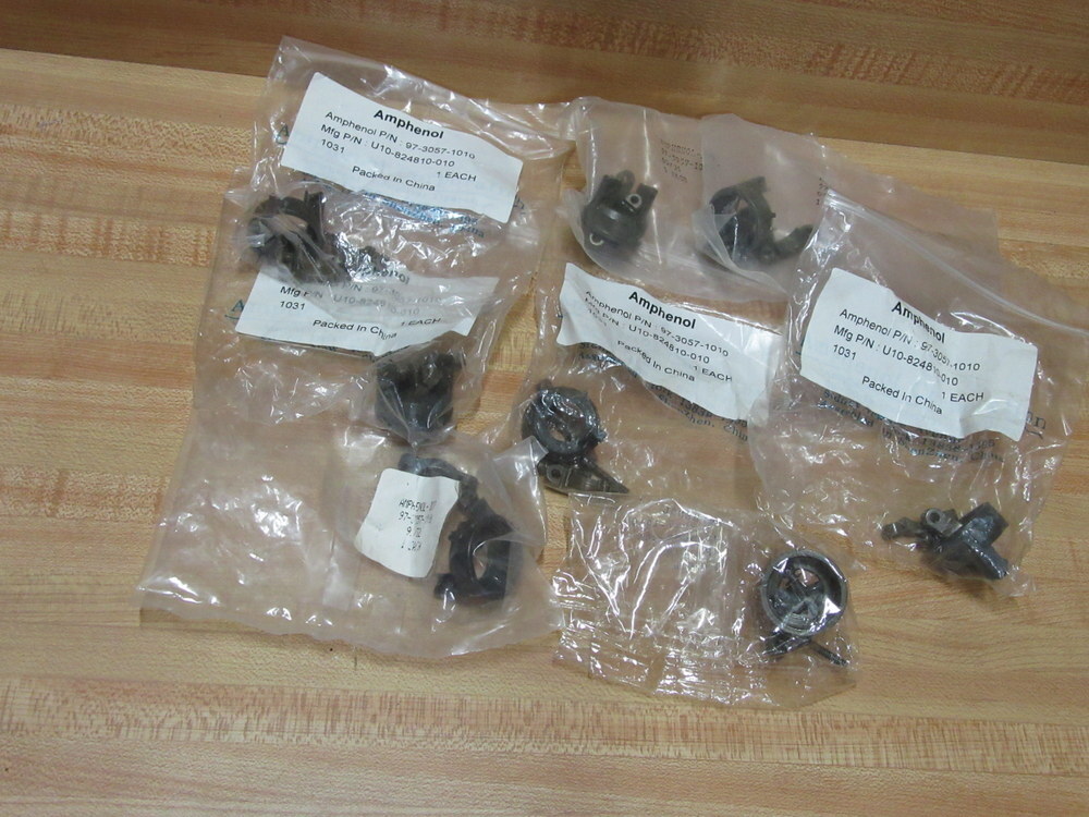 Amphenol 97-3057-1010 Cable Clamp U10-824811-010 (Pack of 8)