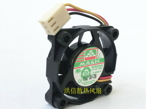 1PC MAGIC 4010 MGT4012LS-A10 12V 0.08A three-wire silent cooling fan