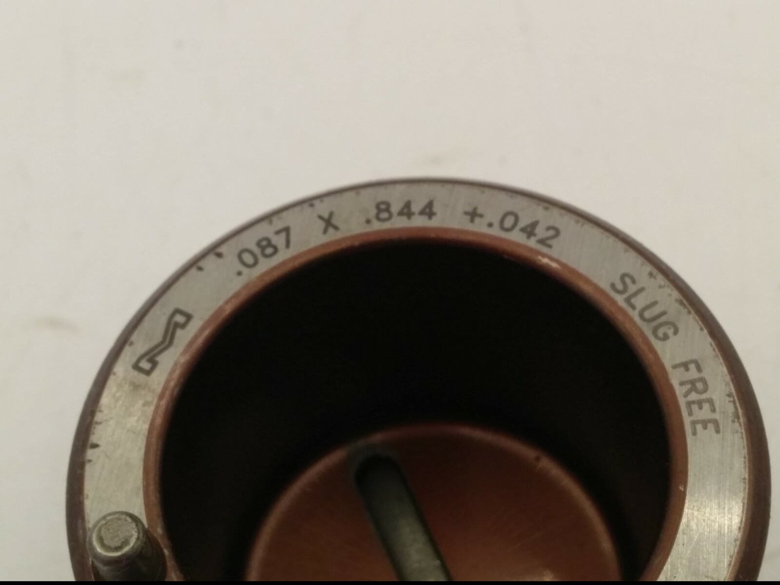 MATE PRECISION TOOLING SLUG FREE PUNCH PRESS DIE, .087 x .844 +.042, NNB