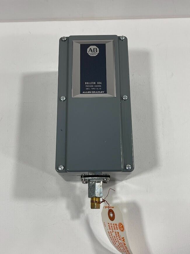 New! Allen Bradley 836-C7JX2 Pressure Control Switch Type 4-13 Ser B
