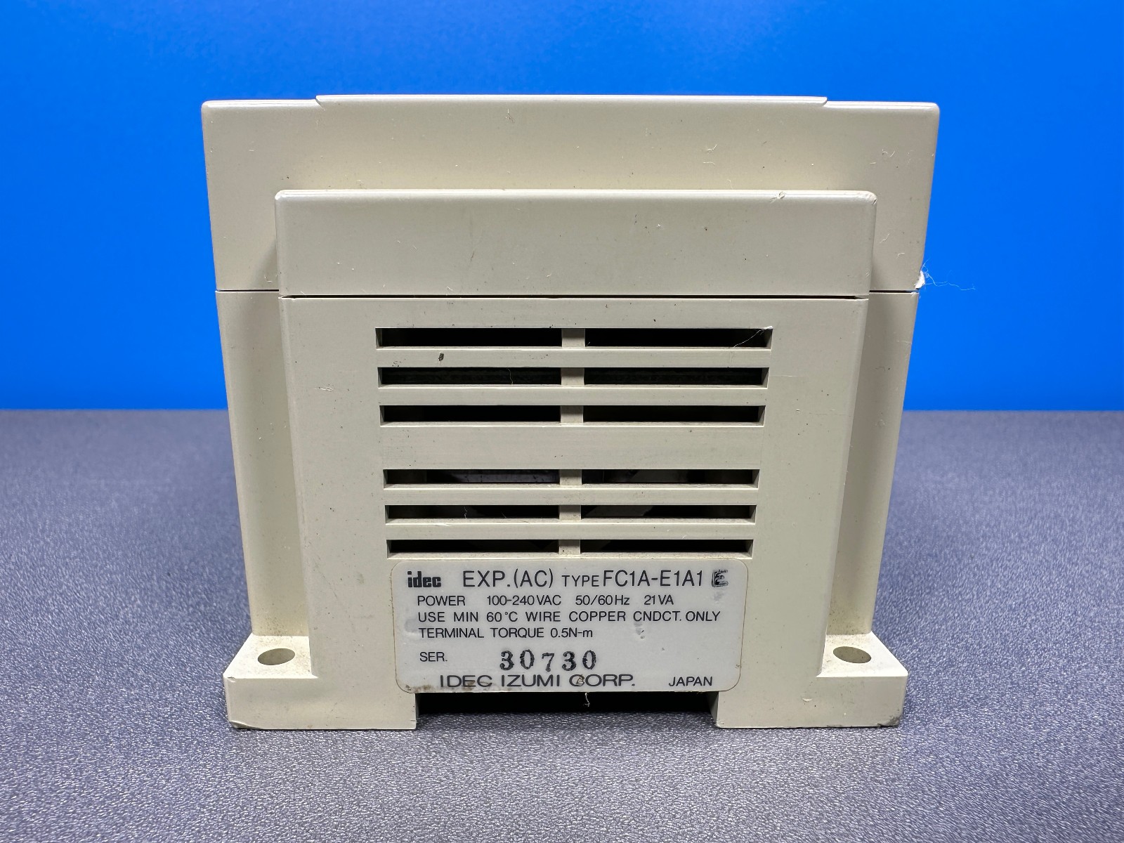 IDEC MICRO 1 MICRO-1 EXPANSION FC1A-E1A1E POWER SUPPLY MODULE UNIT PSU