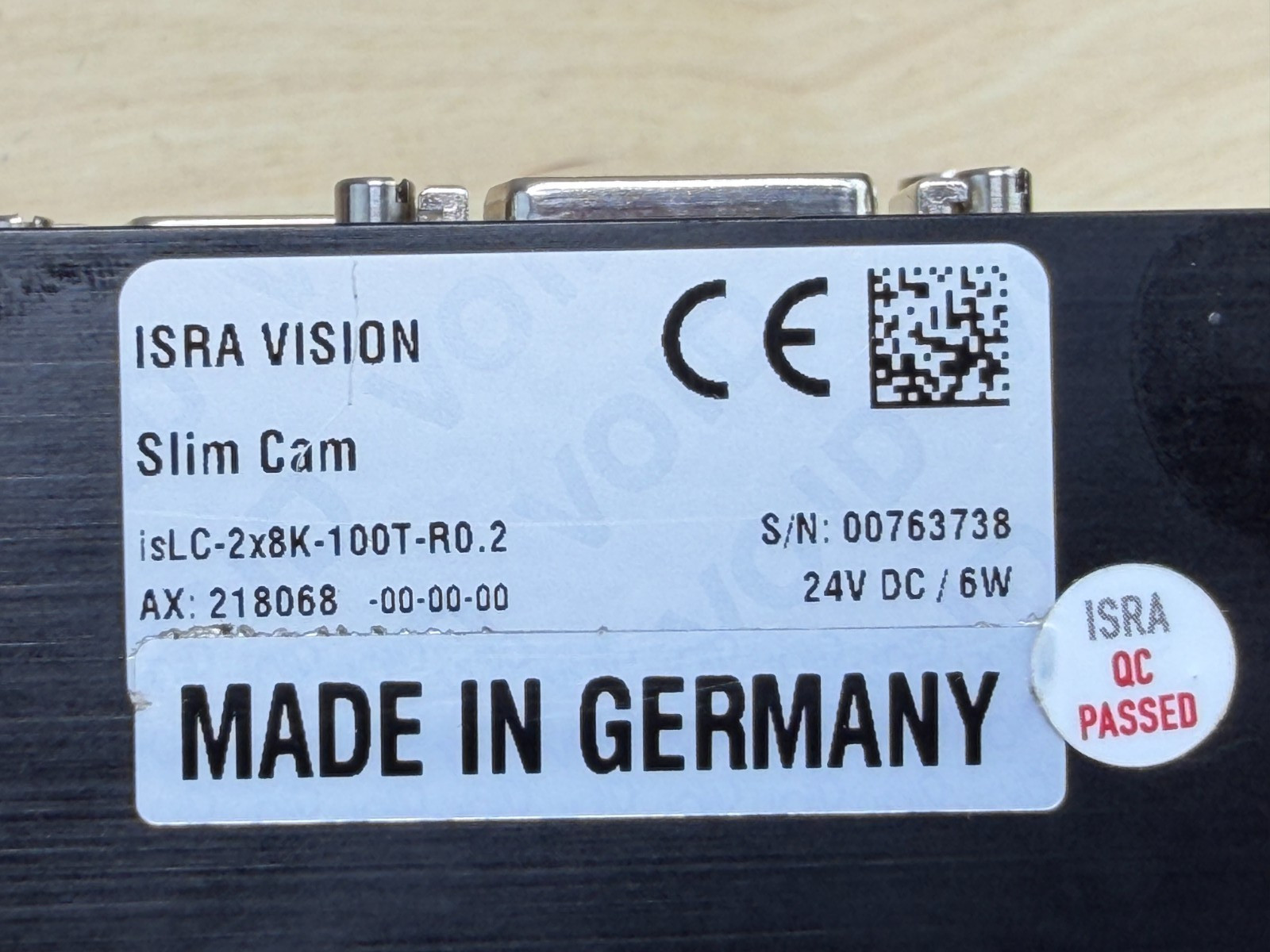ISRA isLC-2x8K-100T-R0.2 Slim Cam, ADP-V38M42, OPT-VCT604/4.0