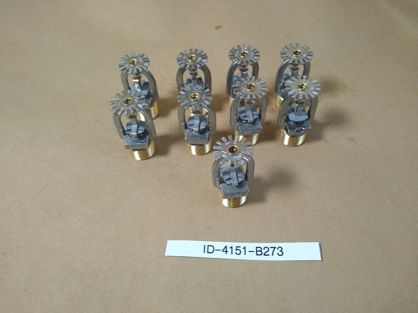 NEW LOT Of 9 RASCO Reliable Chrome Fire Sprinkler Heads SSP 165F 3/4”