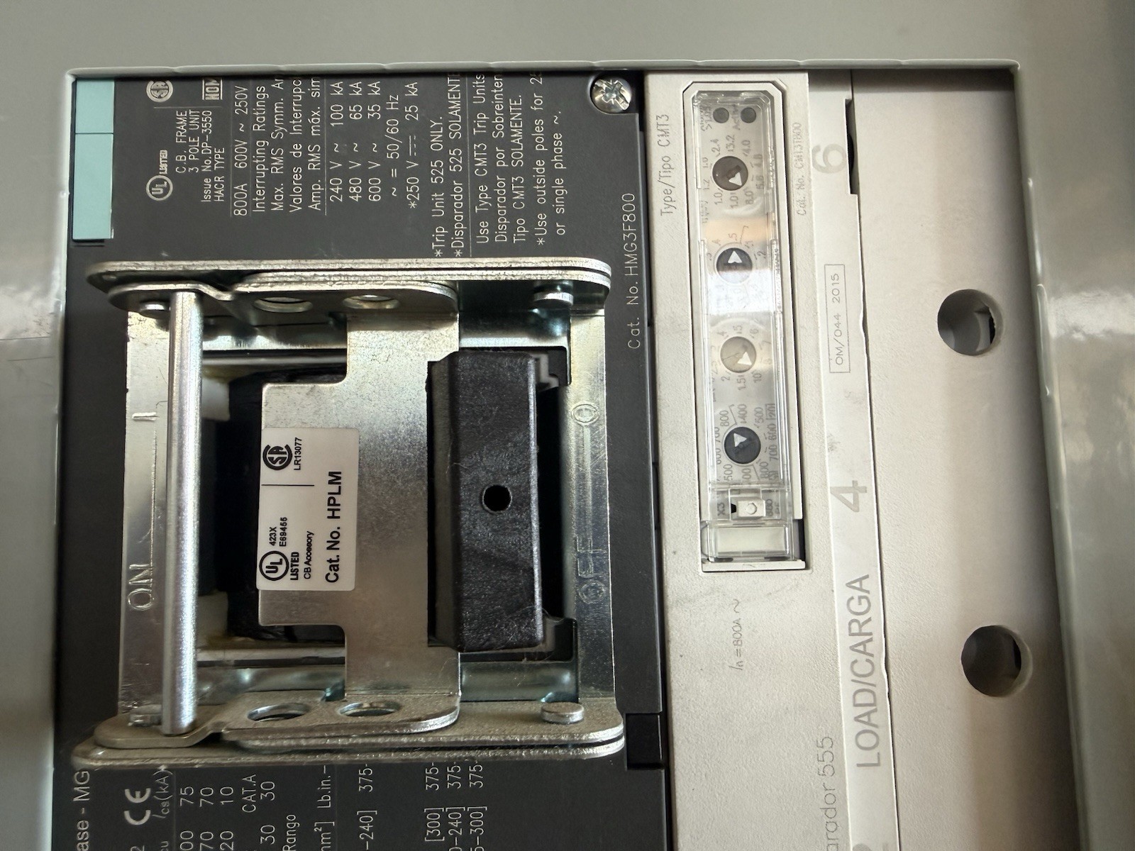 SIEMENS HMG3F800 CMT3T800 600V 800A Frame MG With Mounting Kit