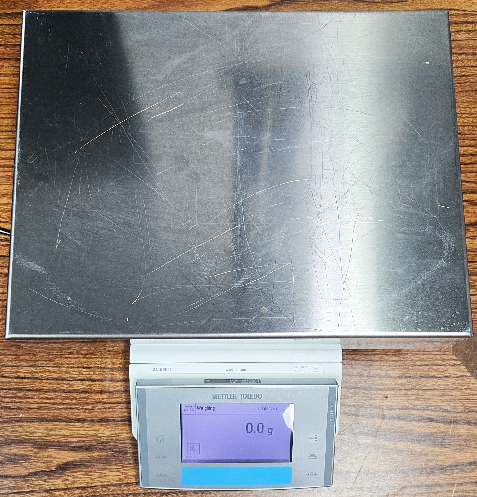 Mettler Toledo XA16001L Platform Balance Scale D= 0.1g Max 16100g