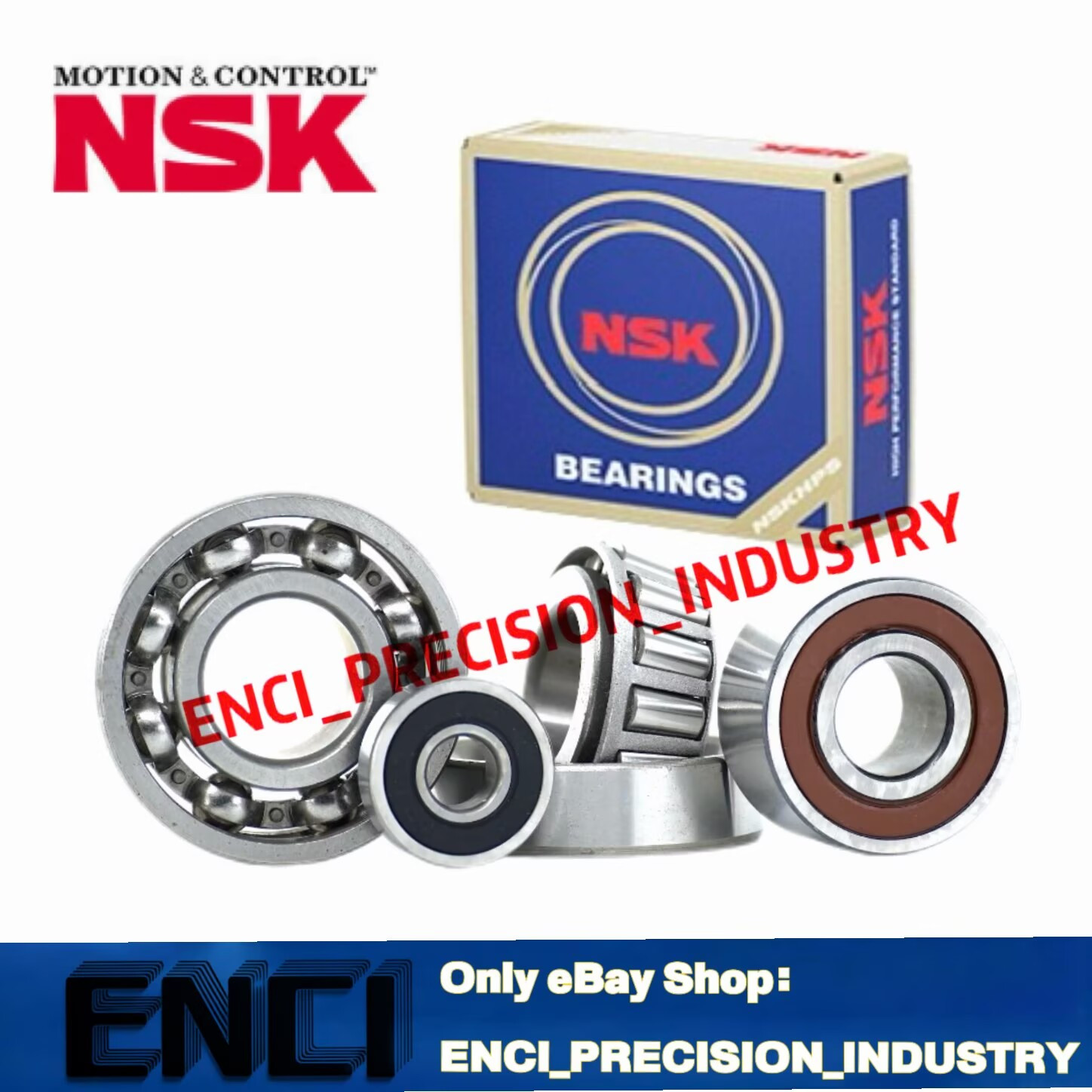 NSK 61901 ZZ Deep Groove Ball Bearings 12x24x6mm