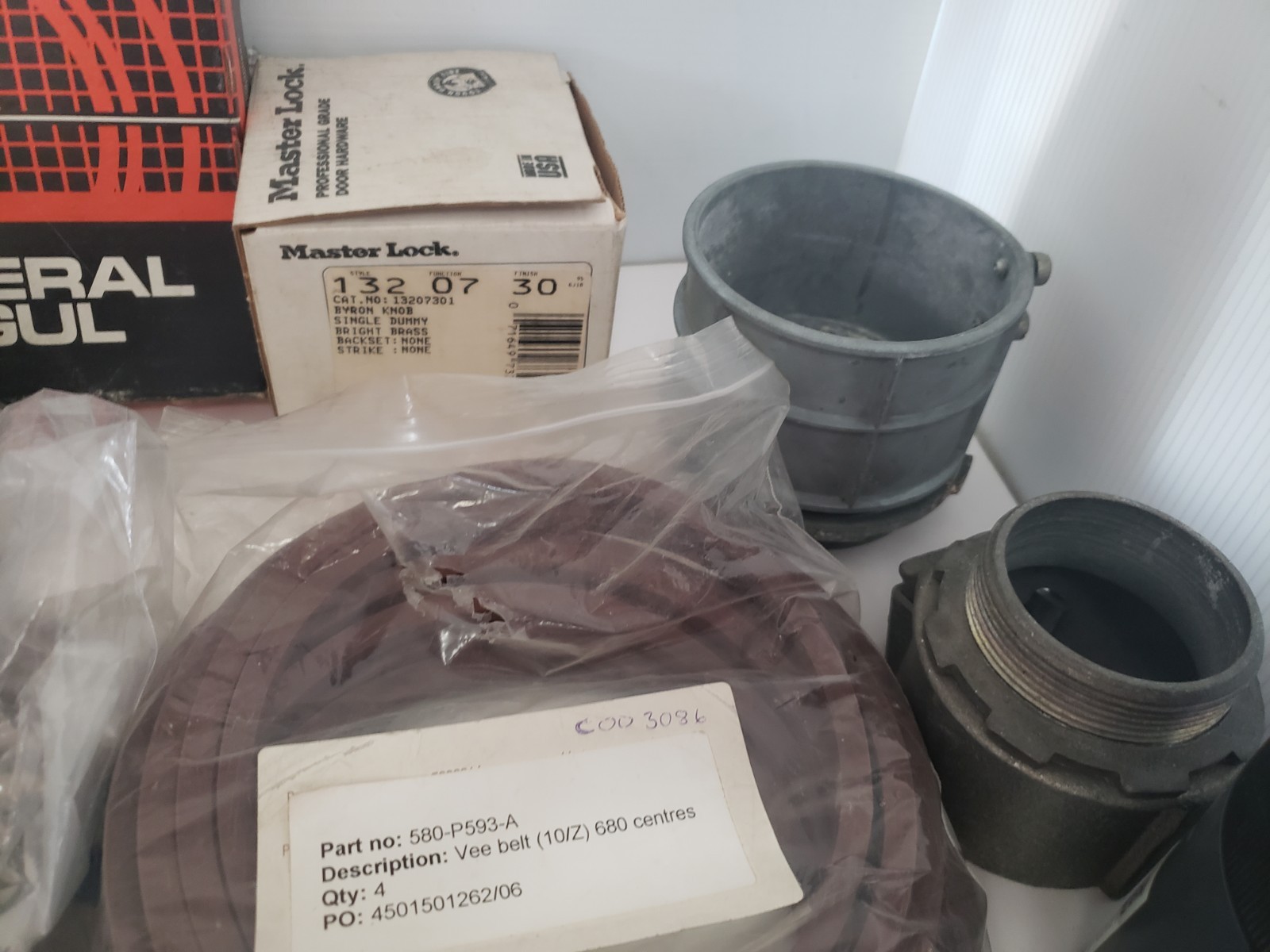 LARGE ASST. PARTS MASTER, FEDERAL, MASTER LOCK, HOFFMANN, T&B & OTHER INDUSTRIAL