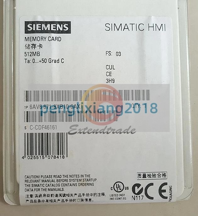 1PCS New Siemens Simatic 6AV6671-8XB10-0AX1 HMI memory card