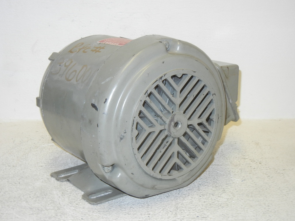 U.S. ELECTRICAL MOTORS F-4835-05-460 USED MOTOR 1/3 HP 1145 RPM F483505460