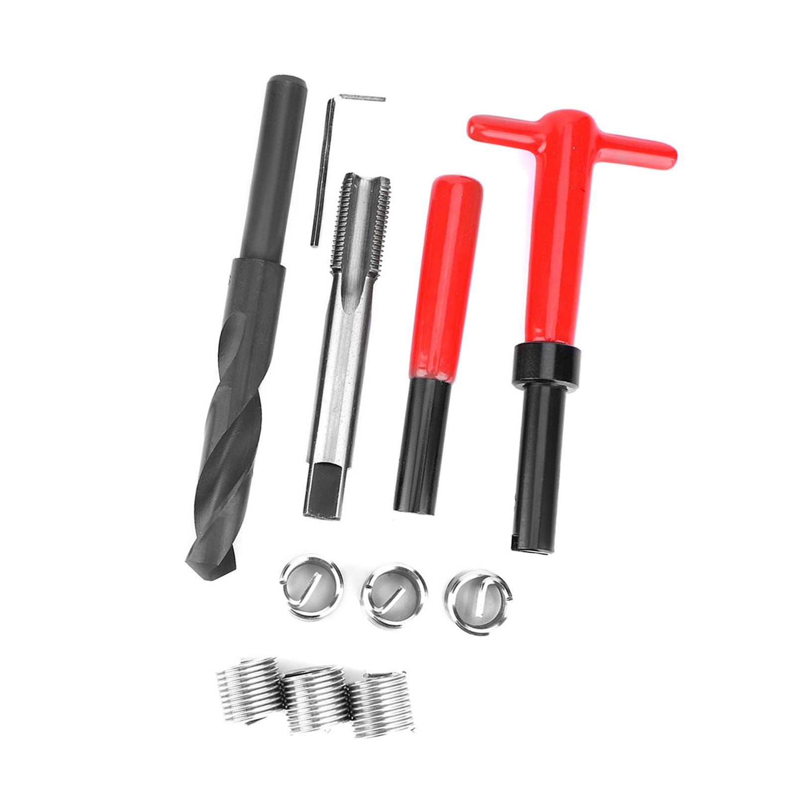 11Pcs Thread Repair Kit Durable Tap Insertion Tool For Auto Parts Stainless NEW
