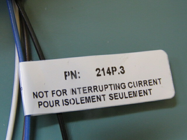 CONXALL 214P.3 Qty of 3 per Lot Cable Assembly Circular 04 pos Male to Wire Lea