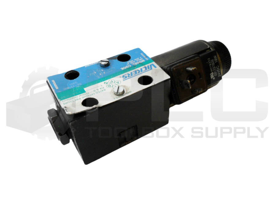 VICKERS DG4V-3S-2A-M-U-HL7-60-EN490 DIRECTIONAL VALVE W/ 02-337608 SOLENOID COIL