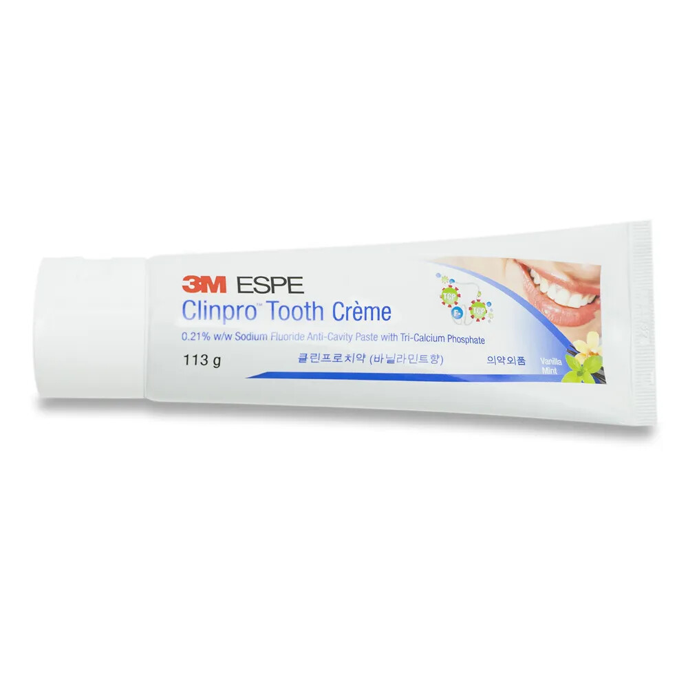 5X 3M ESPE Clinpro Tooth Creme Toothpaste Spear Mint Anti-Cavity. FS.
