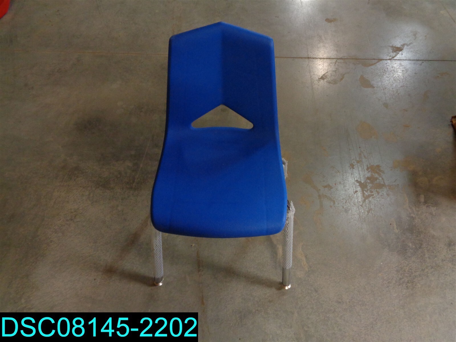 QTY=4: Stack Chair w/ Chrome Legs 14” by Marco Group, MG110114CRBXX Stock 29251