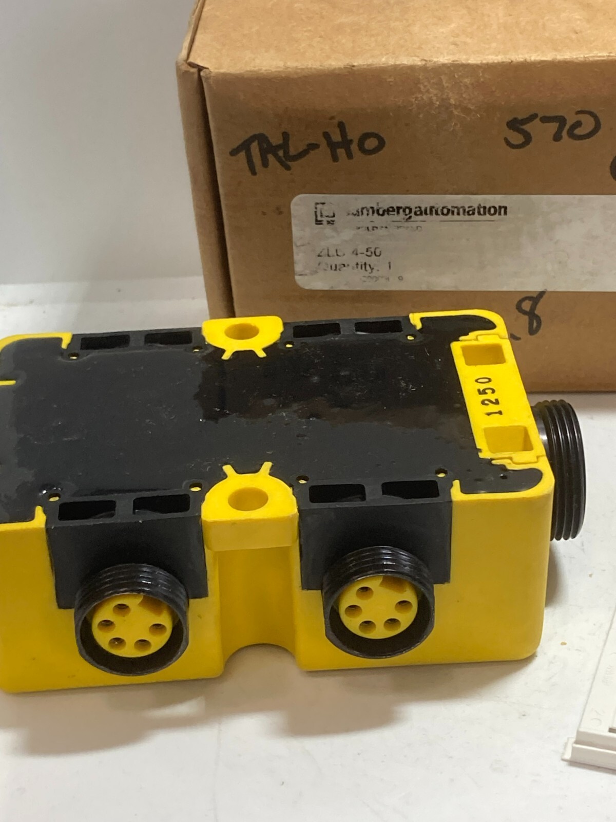 LUMBERG ZLU 4-50 DISTRIBUTION BOX 4 PORTS 10 POLE QUICK DISCONNECT NIB